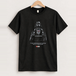 Lego star wars darth vader black tee front