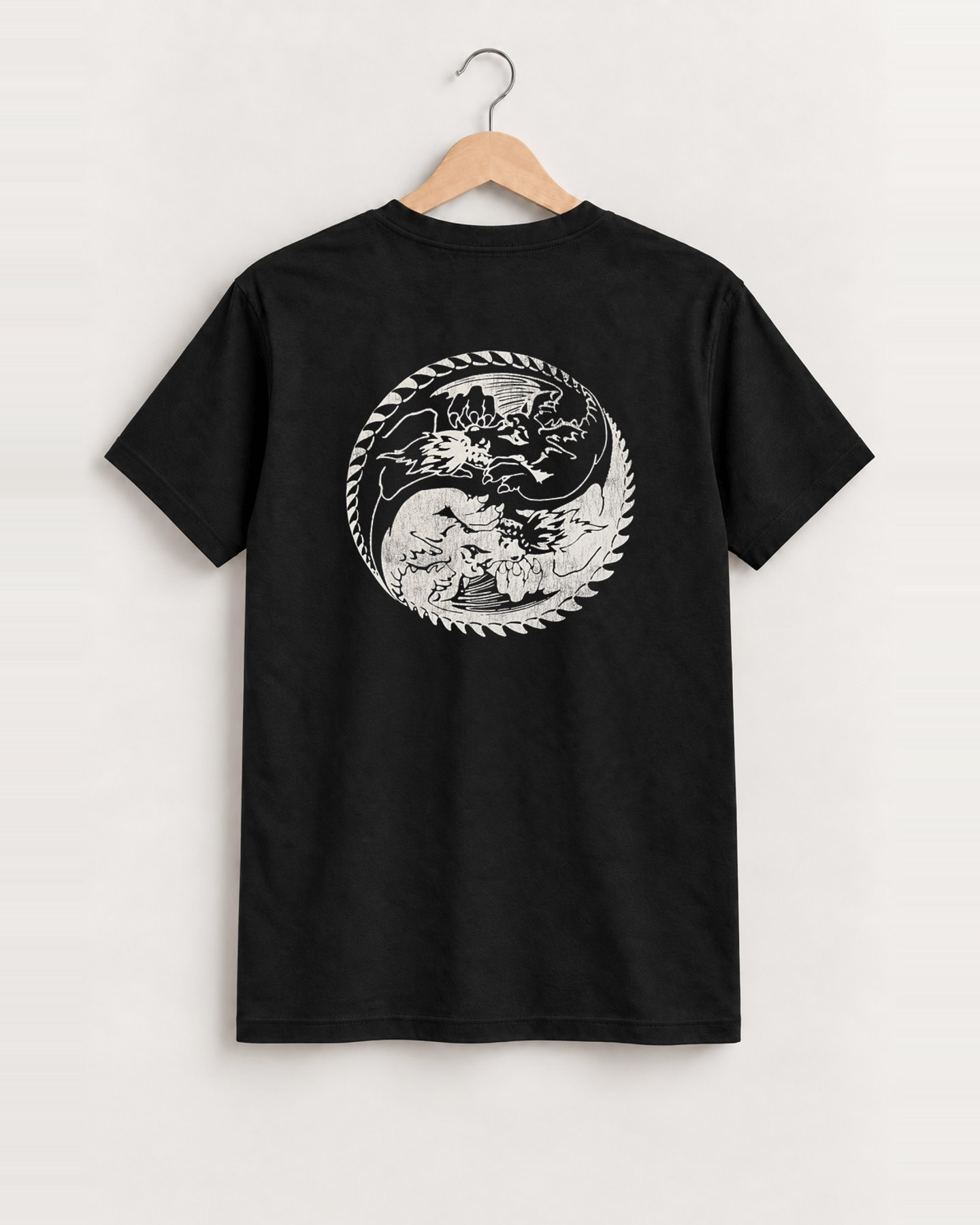 1993 Bruce lee black tee back