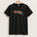 1991 Elvira 'fright light' vintage beer black cut-off tee front