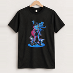 Betty boop halloween black tee front