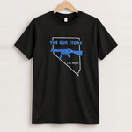 The gun store las vegas black tee front