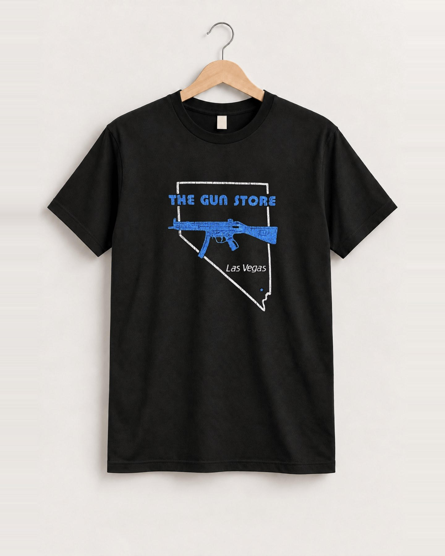 The gun store las vegas black tee front