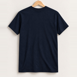 90s dallas this is your brain navy tee back