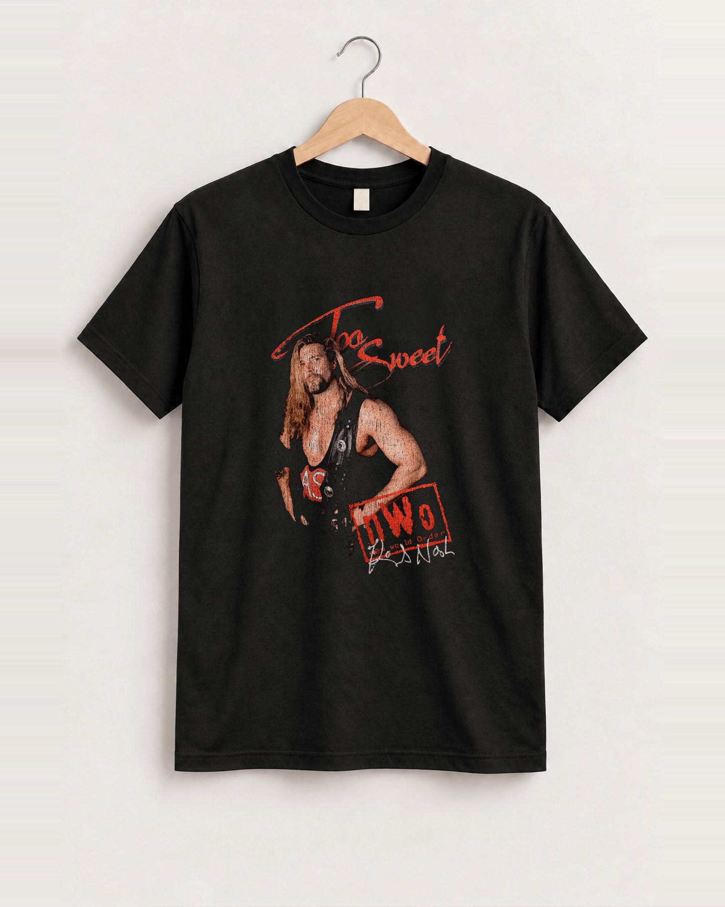Nash nwo black tee front
