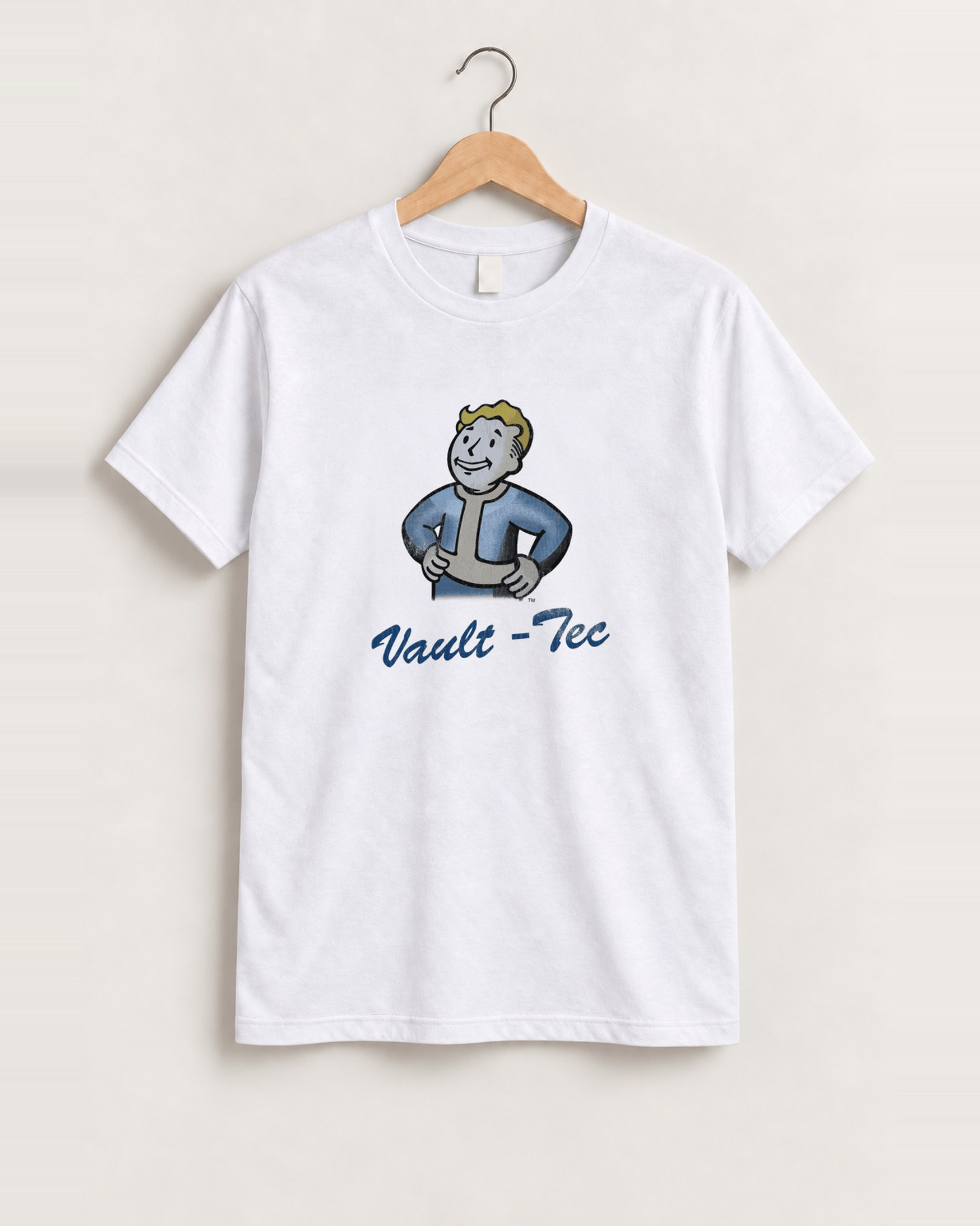 2008 Fallout 3 promo white tee front
