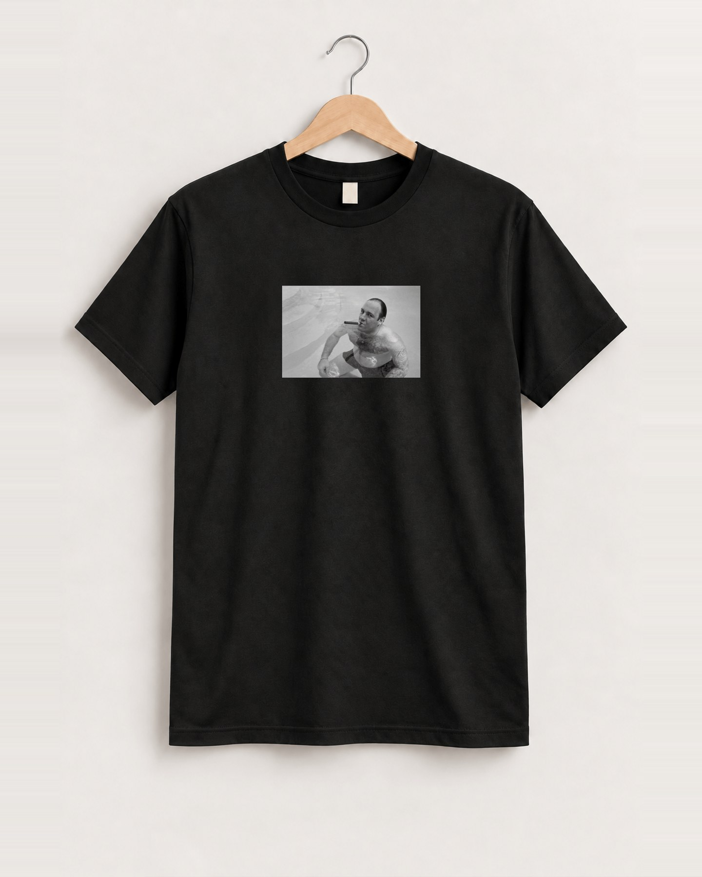 Bada Bing Black Tee, approved scene front [FG-eb6ae8f50f87]