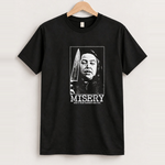 Misery black t-shirt front