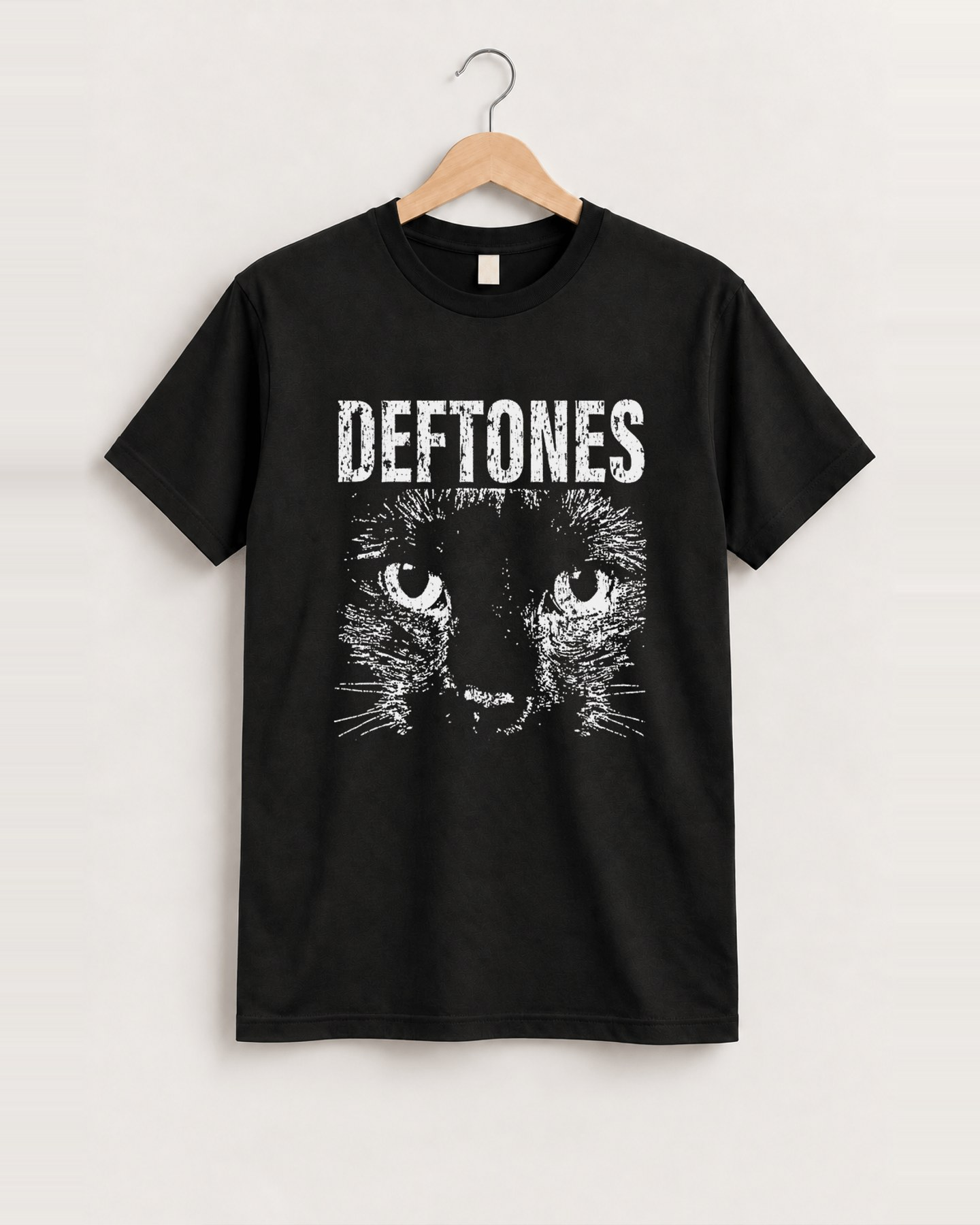 Deftones vintage black t-shirt front