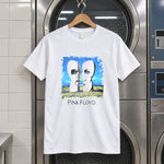 1994 Pink floyd white tee — white tee, front print, laundry setting
