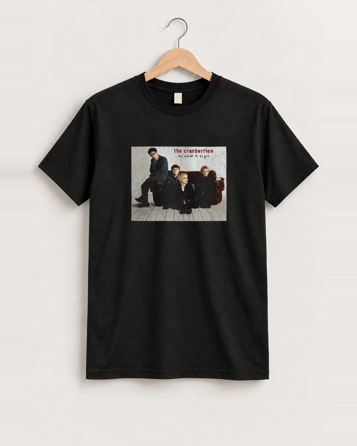 94-95 the cranberries no need to argue black tee front