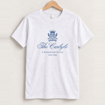 The carlyle hotel white tee front