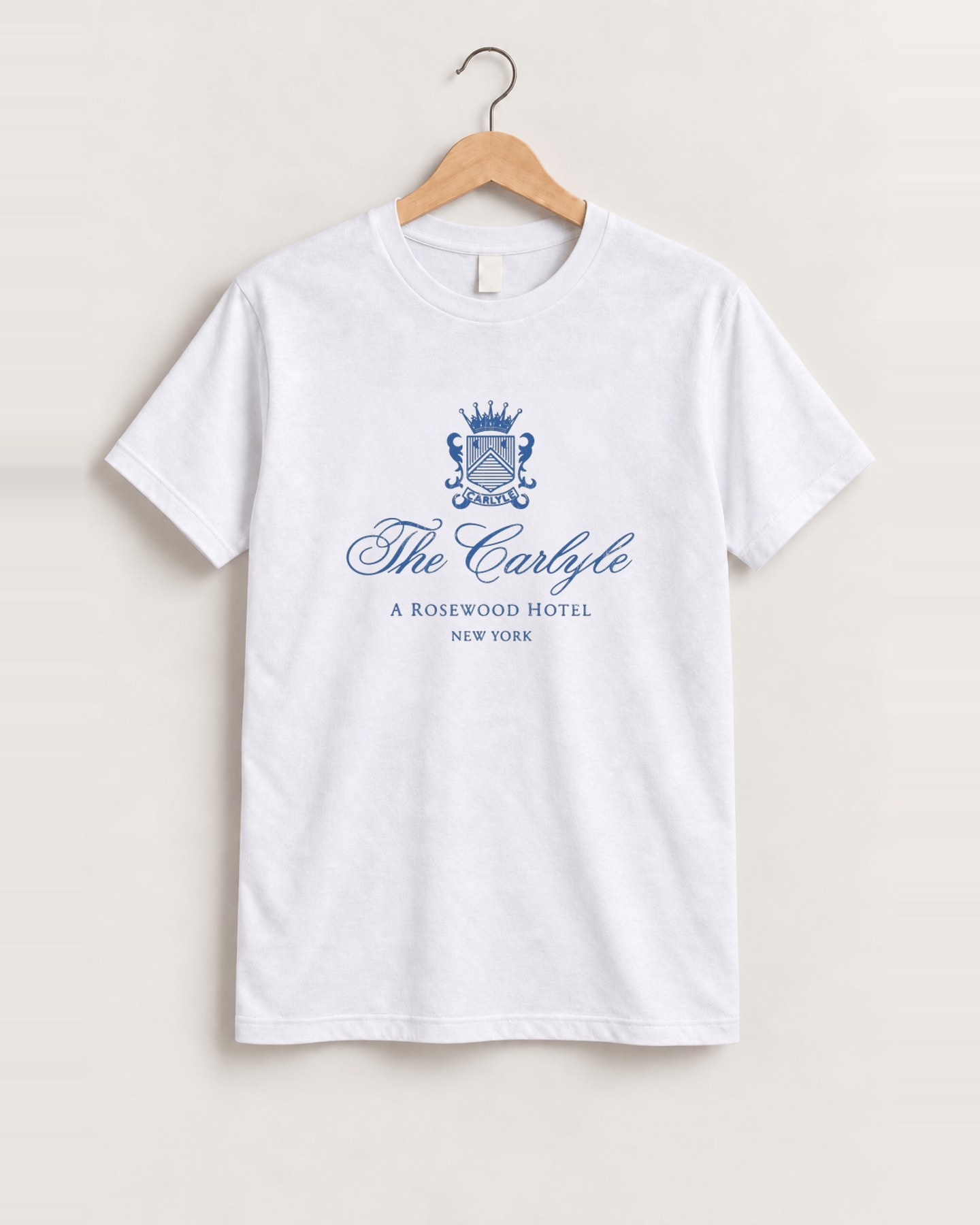 The carlyle hotel white tee front