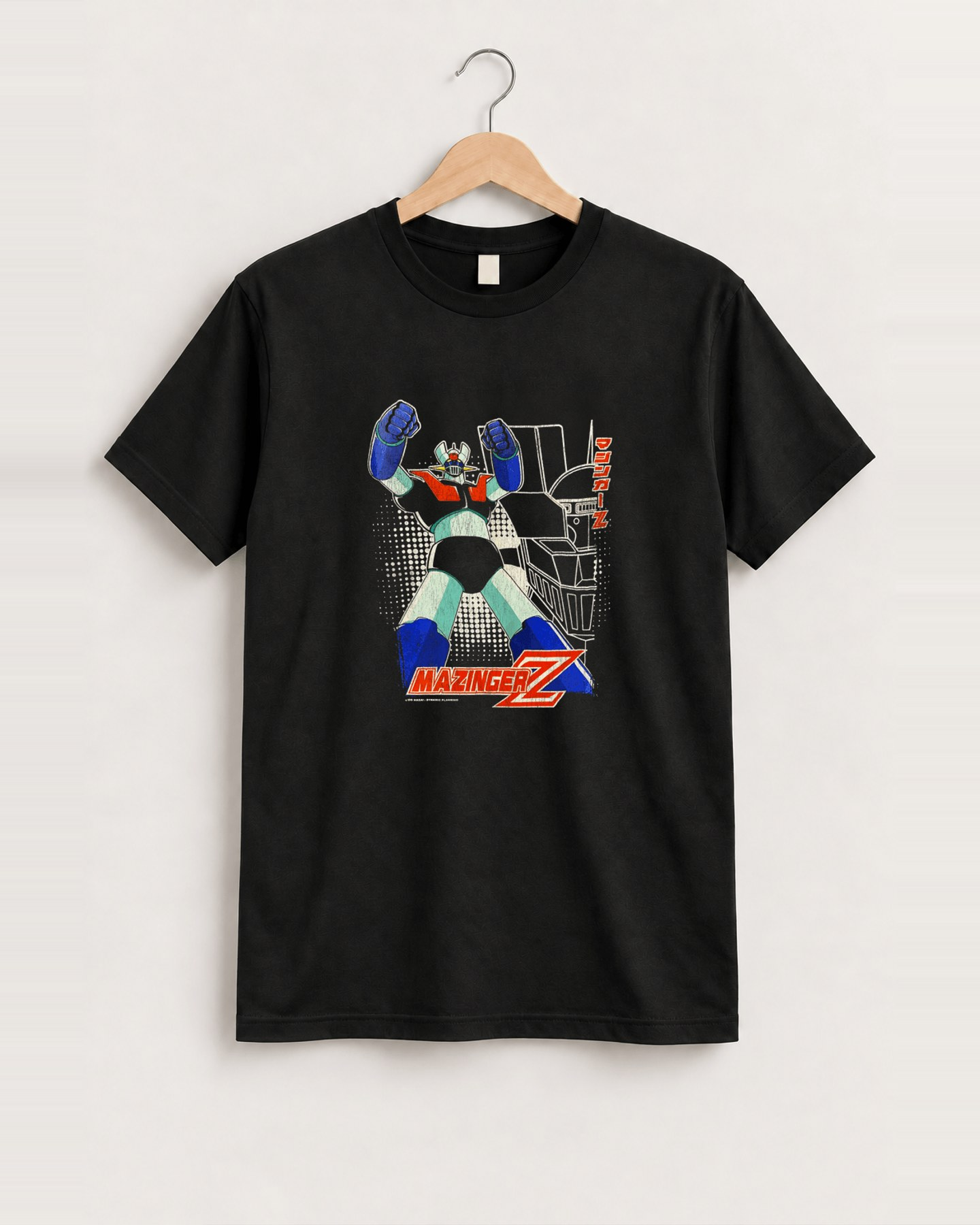 Mazinger black tee front