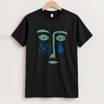 Rare Tears For Fears Washed Black Tee, approved scene front [FG-f9b26867b451]