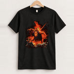 D&d dragon black tee front