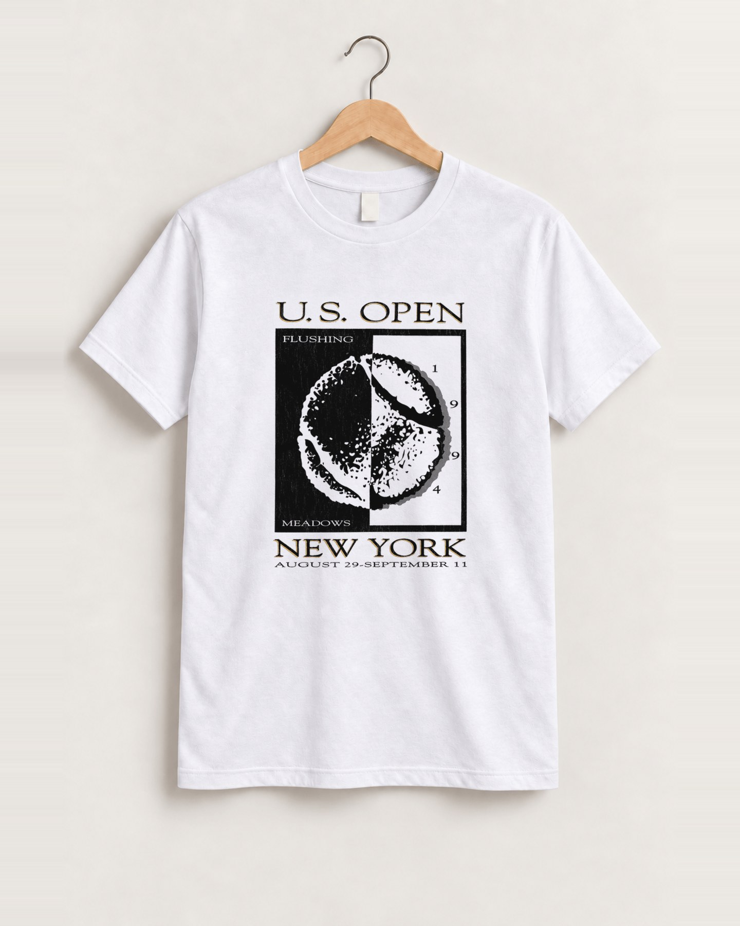 1994 Us open white tee front